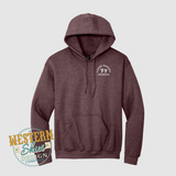Gildan  Heavy Blend Hooded Sweatshirt - Heathered Colors - Custom Embroidery