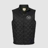 Vintage Diamond Quilted Vest - Custom Embroidery