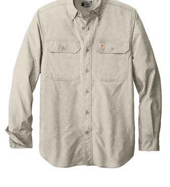 Carhartt Force Solid Long Sleeve Shirt - Custom Embroidery