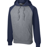 Sport-Tek Raglan Colorblock Pullover Hooded Sweatshirt
