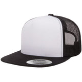YP 6006 Flat Billed Trucker Hat - Custom Embroidery