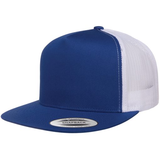 YP 6006 Flat Billed Trucker Hat - Custom Embroidery