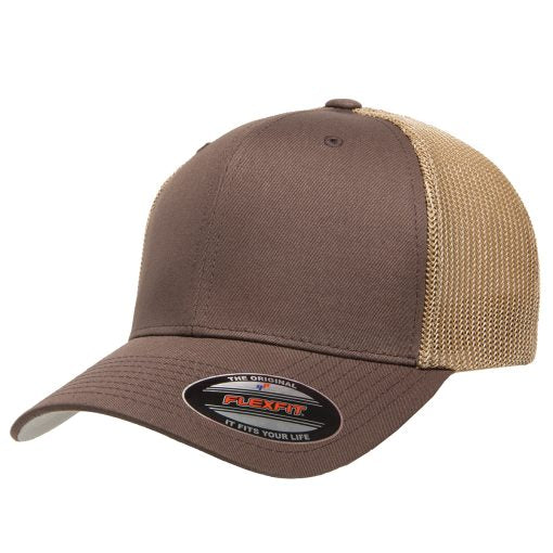 Flexfit 6511 Trucker Mesh Back Cap - Custom Embroidered