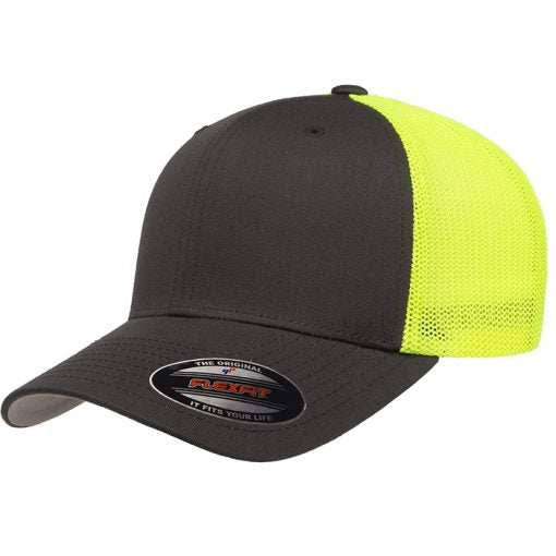 Flexfit 6511 Trucker Mesh Back Cap - Custom Embroidered