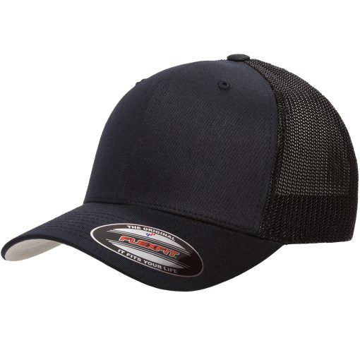 Flexfit 6511 Trucker Mesh Back Cap - Custom Embroidered