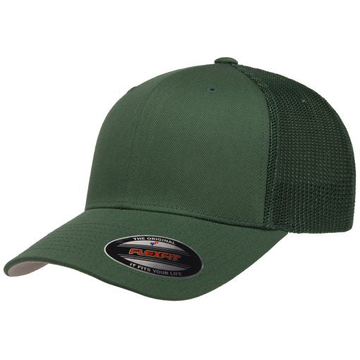 Flexfit 6511 Trucker Mesh Back Cap - Custom Embroidered