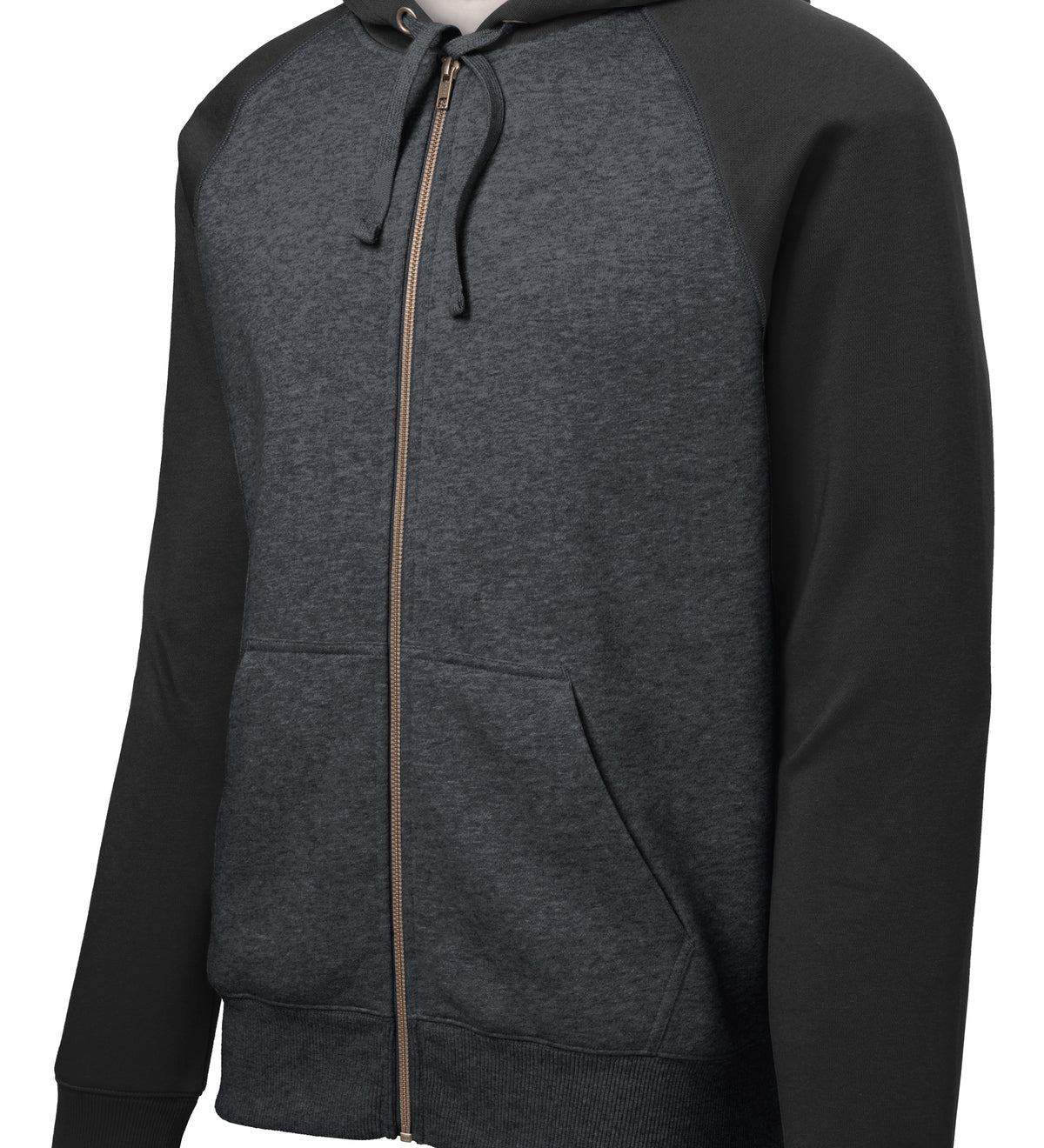 Sport-Tek Raglan Zip Up Hooded Sweatshirt