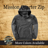 Dri Duck Mission Fleece Pullover Quarter Zip Sweatshirt - Personalized Embroidery