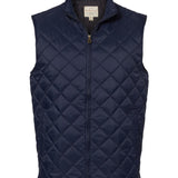 Vintage Diamond Quilted Vest - Custom Embroidery