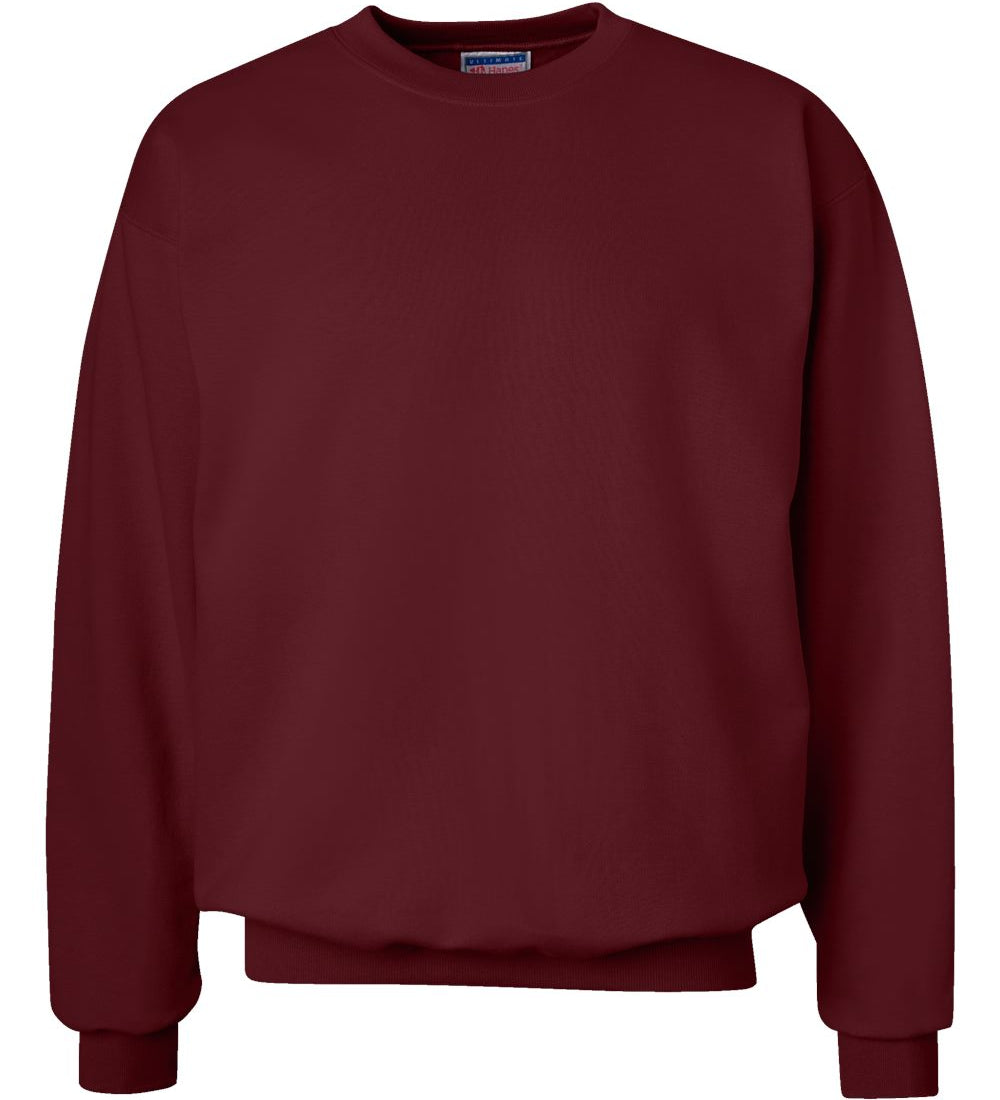 Hanes Ultimate Cotton Crewneck Sweatshirt - Custom Embroidery