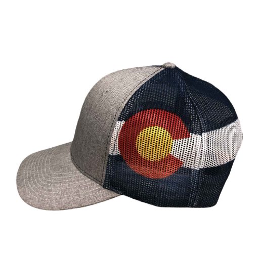 Printed Mesh Trucker Snapbacks - Custom Embroidery