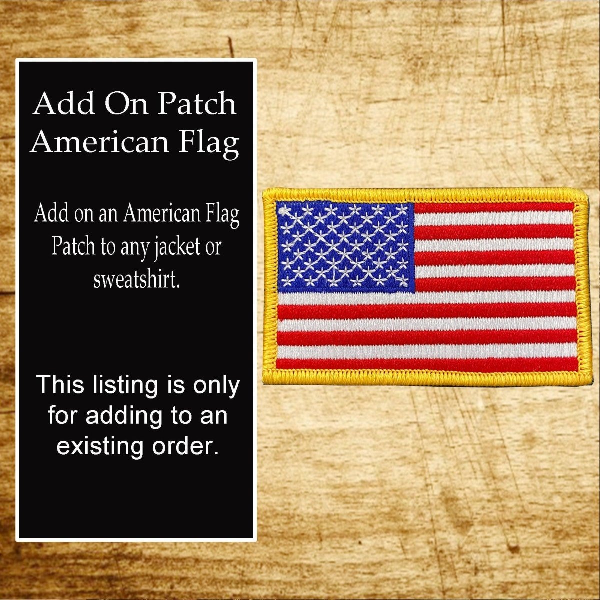 Add on American Flag Patch - Western Skies Design Company