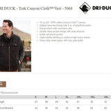 Dri Duck Trek Canyon Vest - Western Skies Design Company