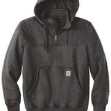 Carhartt Paxton Heavyweight Rain Defender Quarter Zip Sweatshirt Customized