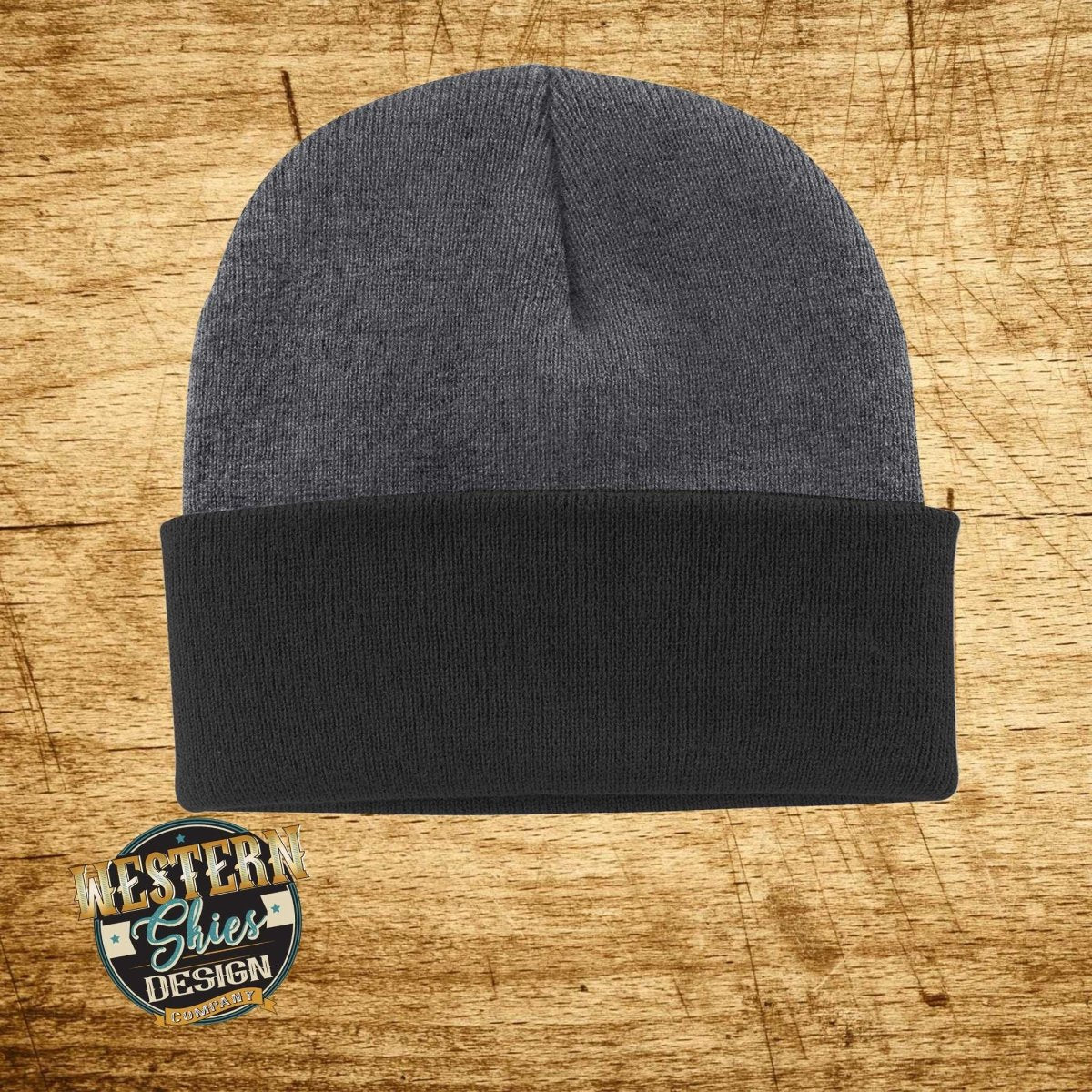 Port Authority Custom Branded Cuff Knit Cap - Western Skies Design Company