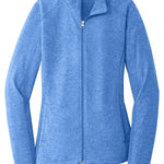 Port Authority® Ladies Heather Microfleece Full-Zip Jacket - Western Skies Design Company