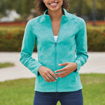 Port Authority® Ladies Heather Microfleece Full-Zip Jacket - Western Skies Design Company