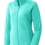 Port Authority® Ladies Heather Microfleece Full-Zip Jacket - Western Skies Design Company