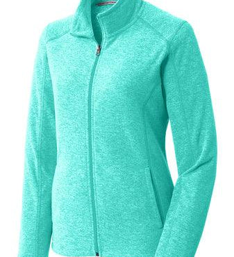 Port Authority® Ladies Heather Microfleece Full-Zip Jacket - Western Skies Design Company