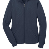 Port Authority® Ladies Slub Fleece Full-Zip Jacket - Western Skies Design Company