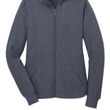 Port Authority® Ladies Slub Fleece Full-Zip Jacket - Western Skies Design Company