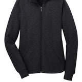 Port Authority® Ladies Slub Fleece Full-Zip Jacket - Western Skies Design Company
