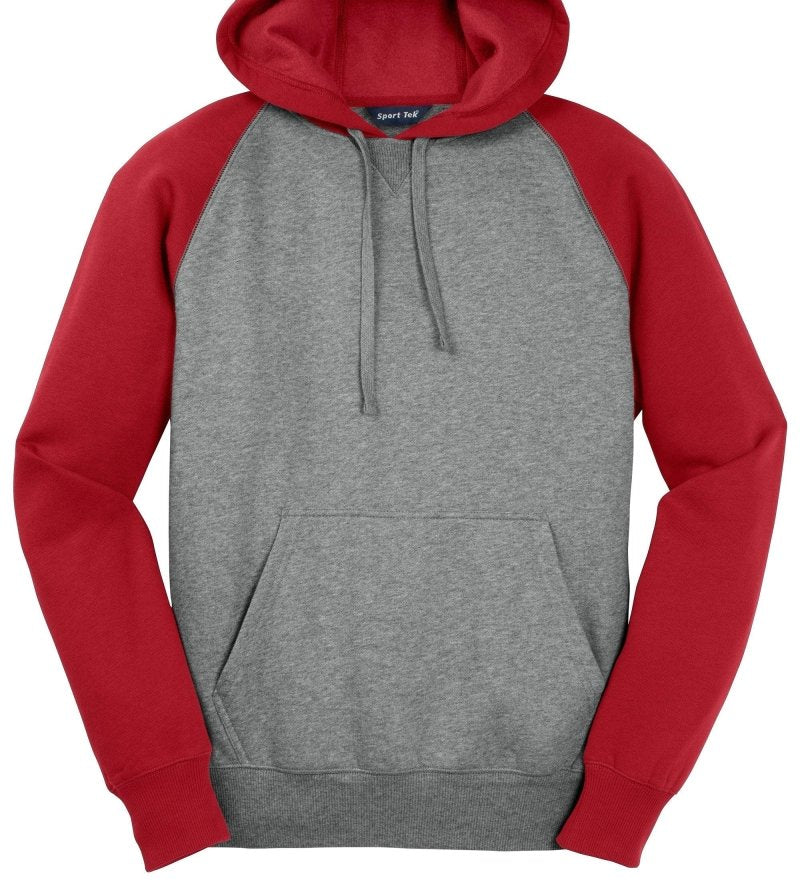 Sport-Tek® Raglan Colorblock Pullover Hooded Sweatshirt - Western Skies Design Company