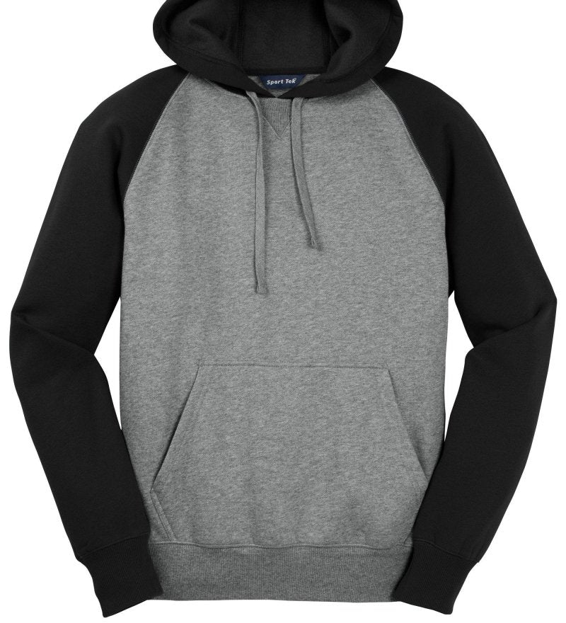 Sport-Tek® Raglan Colorblock Pullover Hooded Sweatshirt - Western Skies Design Company