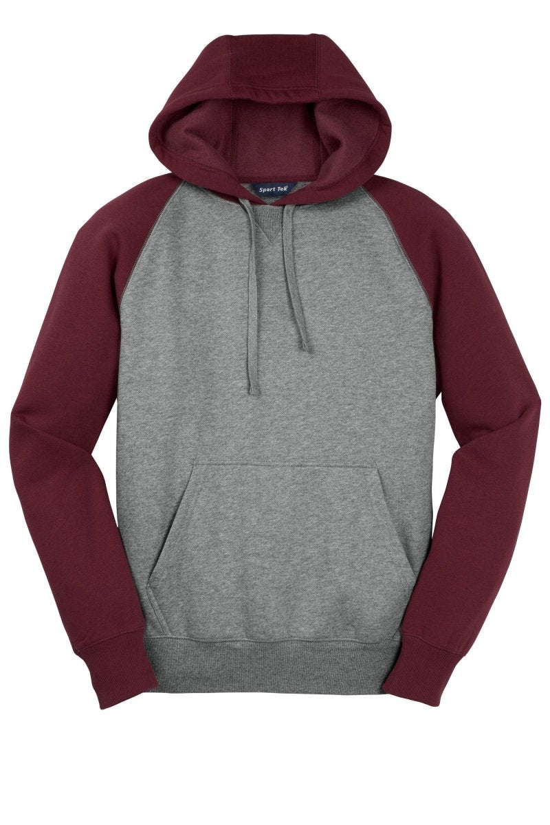 Sport-Tek® Raglan Colorblock Pullover Hooded Sweatshirt - Western Skies Design Company