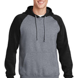 Sport-Tek® Raglan Colorblock Pullover Hooded Sweatshirt - Western Skies Design Company