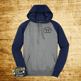 Sport-Tek® Raglan Colorblock Pullover Hooded Sweatshirt - Western Skies Design Company