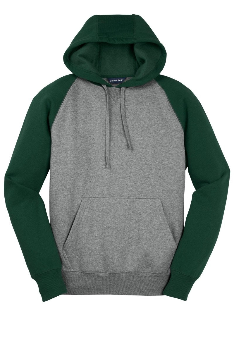 Sport-Tek® Raglan Colorblock Pullover Hooded Sweatshirt - Western Skies Design Company